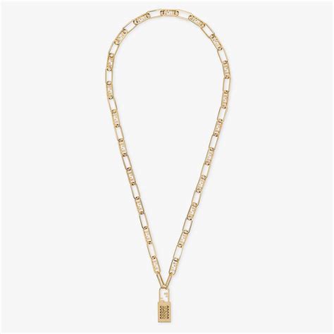 fendi o'lock necklace|Necklaces for Women .